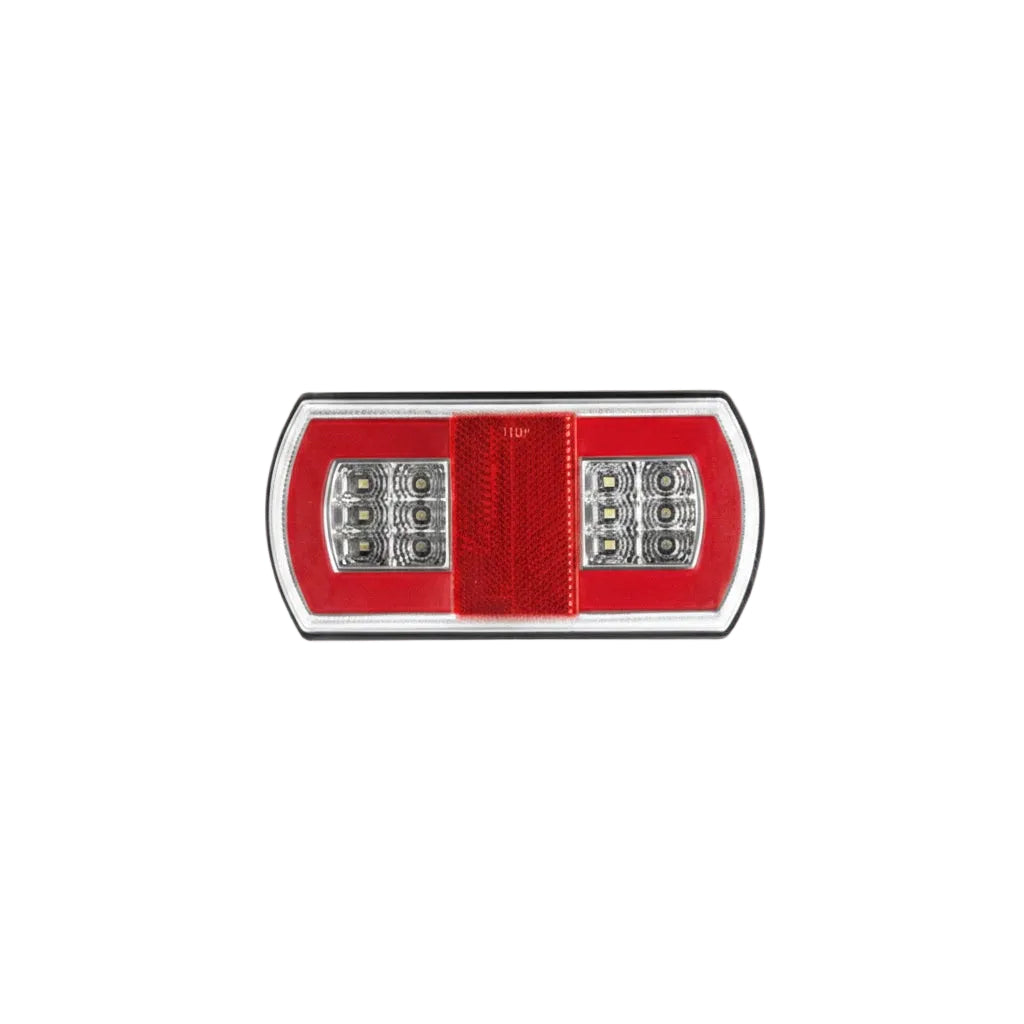 פנס אחורי לד לנגרר 12V-24V מידה 16.5X8