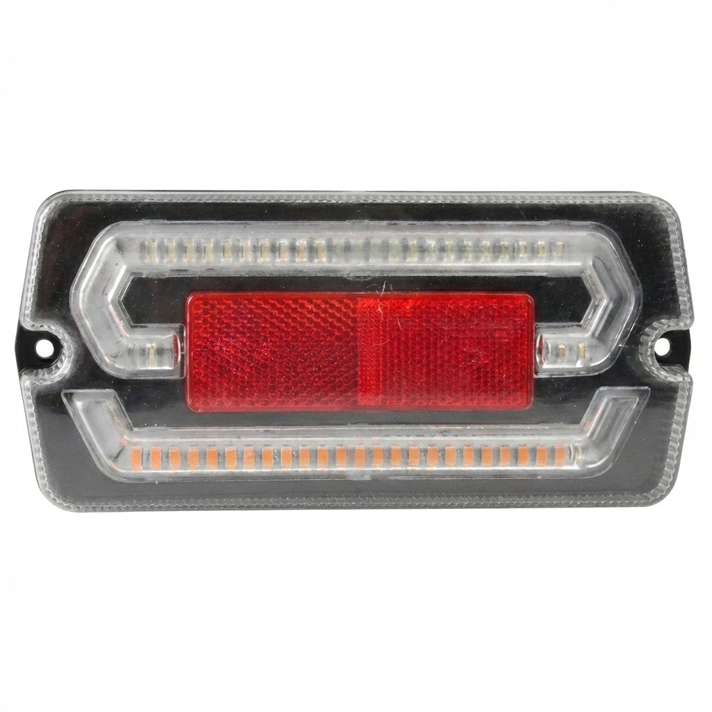 פנס אחורי לנגרר LED 12-24V ללא רוורס עם אור ברקס ואיתות