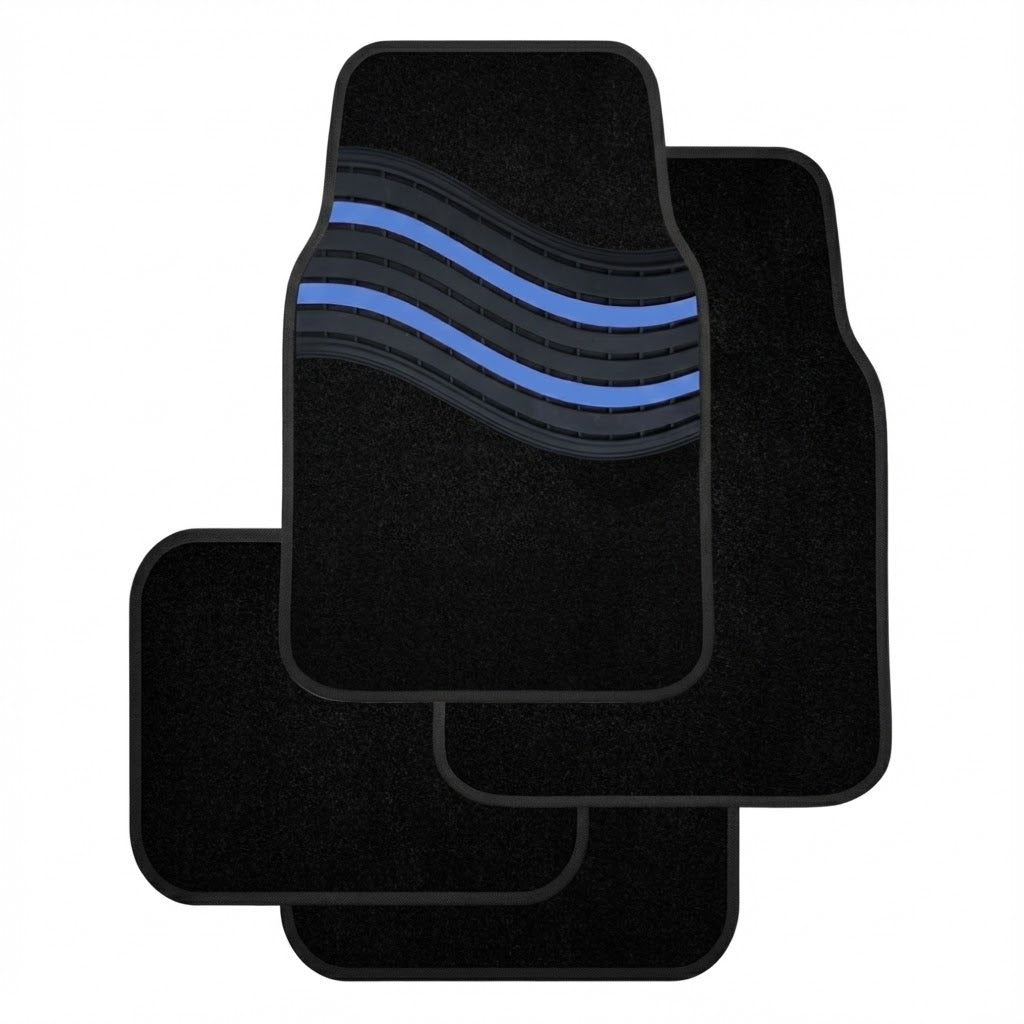 סט 4 שטיחי בד דגם פסים (Stripes) אמריקן איגל אוניברסליים לרכב