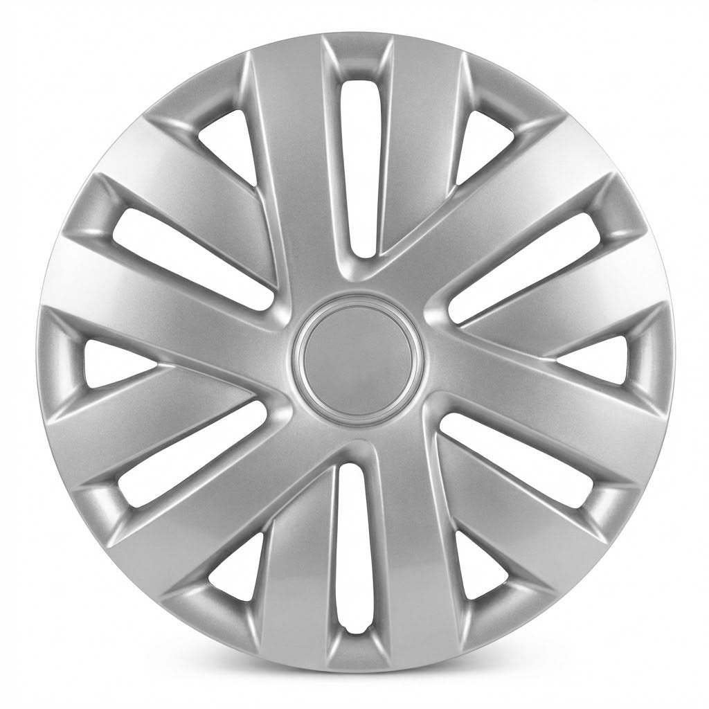 סט טסות כסוף לרכב American Eagle | מראה חדש ונקי (14, 15, 16 אינץ')