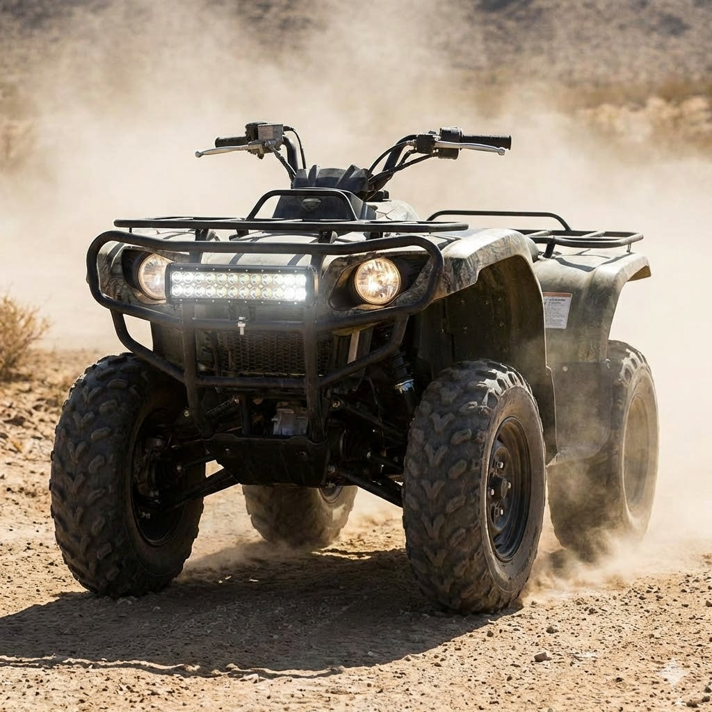 בר לד +בורג מותקן על טרקטורון 34סמ 72W 