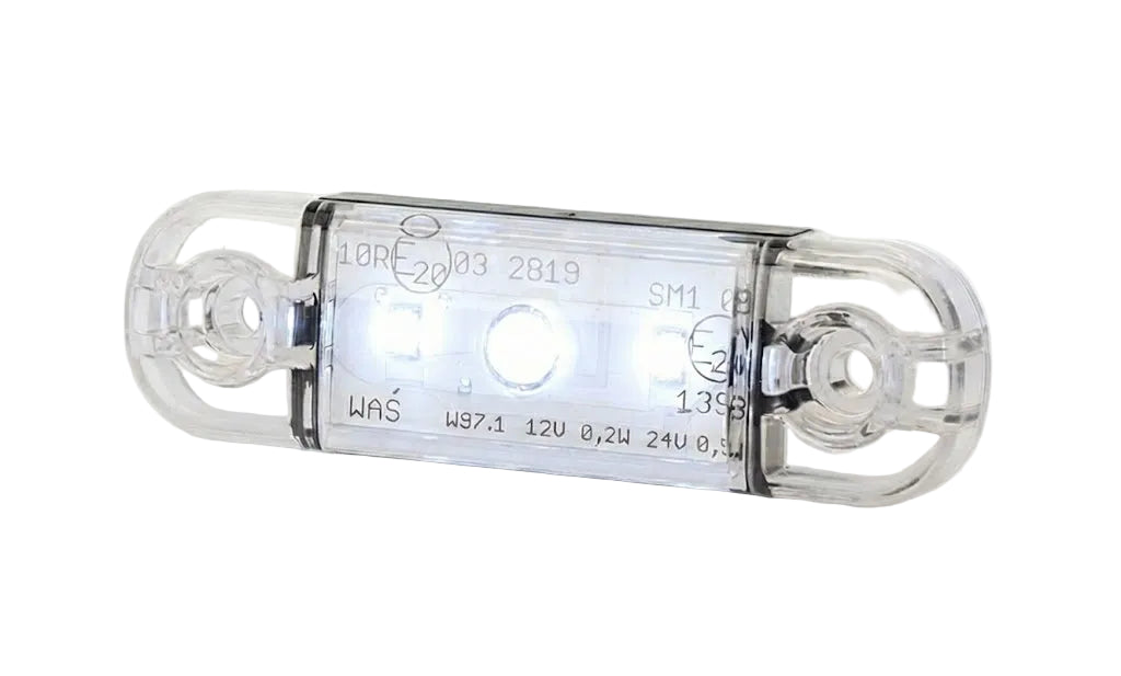 פנס צד 3 לד סימון (אדום,כתום,לבן לבחירה) 12-24V