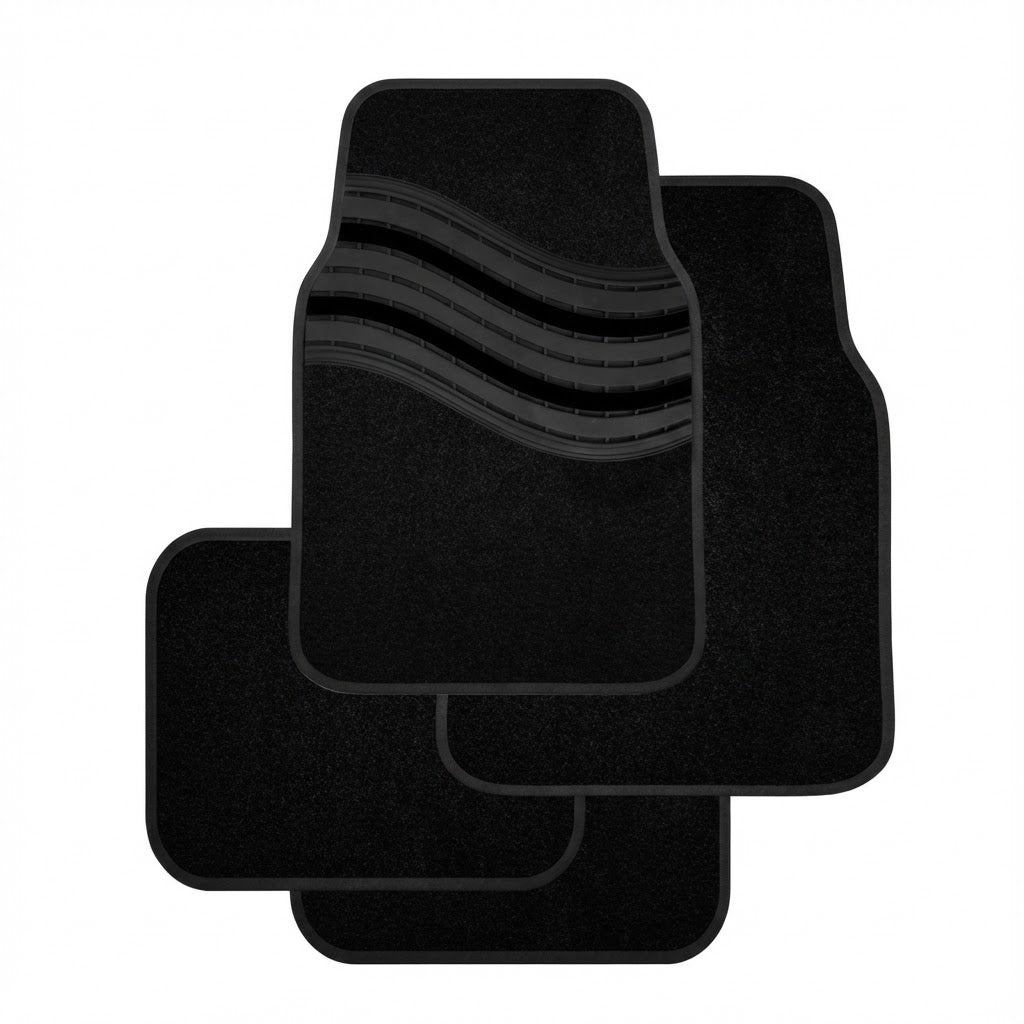 סט 4 שטיחי בד דגם פסים (Stripes) אמריקן איגל אוניברסליים לרכב