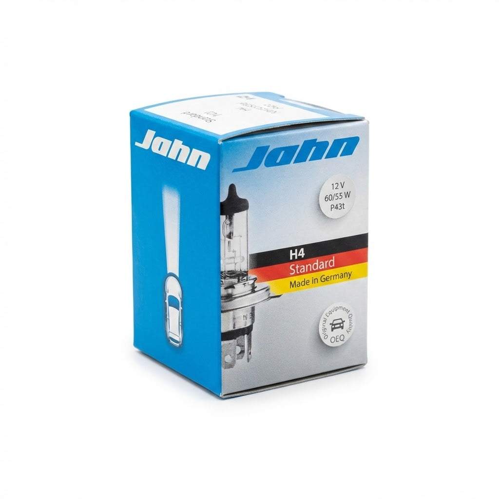 נורה ראשית לרכב H4 Jahn Germany 12V 60/55W תוצרת גרמניה אריזה מקורית