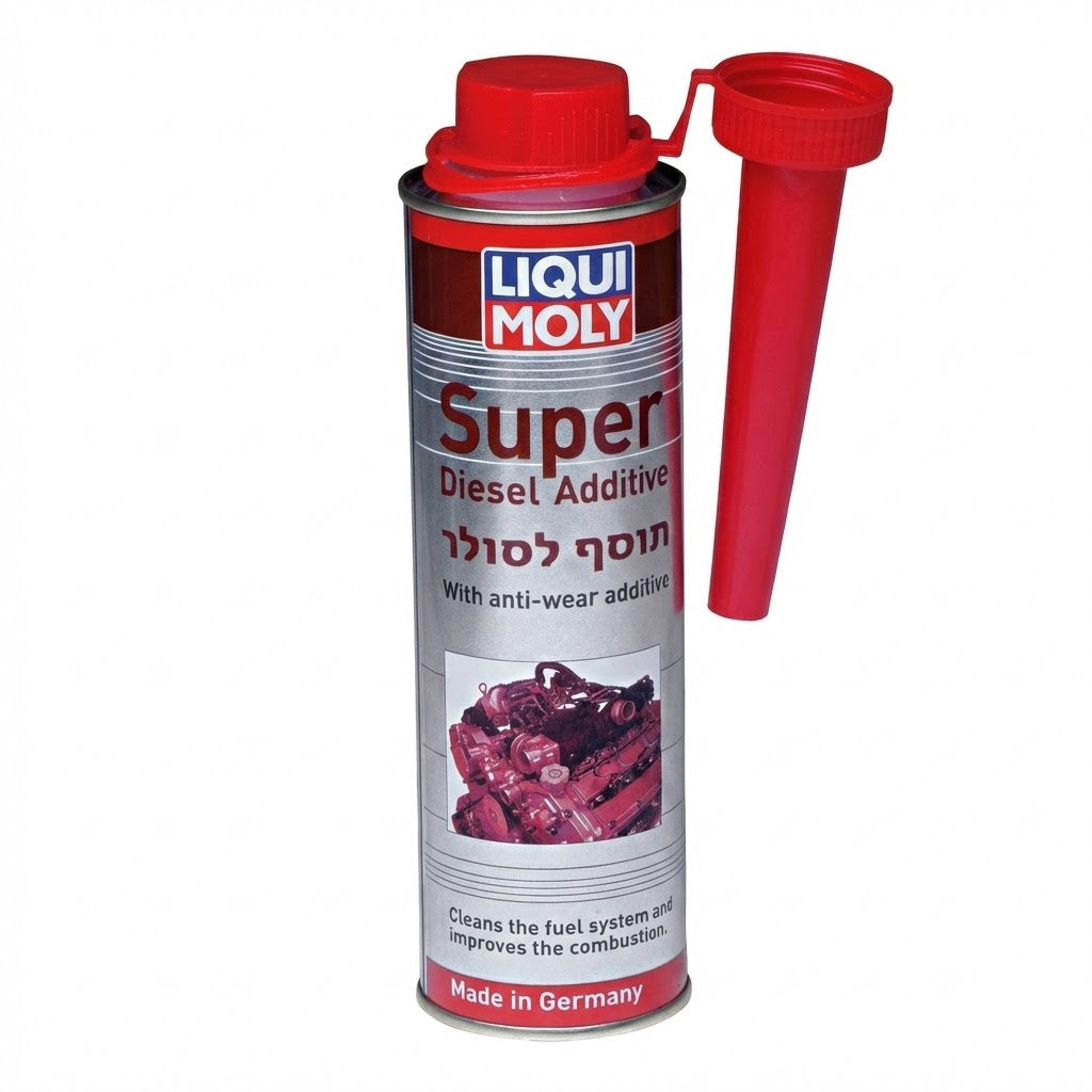 תוסף לסולר Liqui Moly Super Diesel Additive 300ml מקורי לניקוי מזרקים ותחזוקת מנוע דיזל פנסים Plus