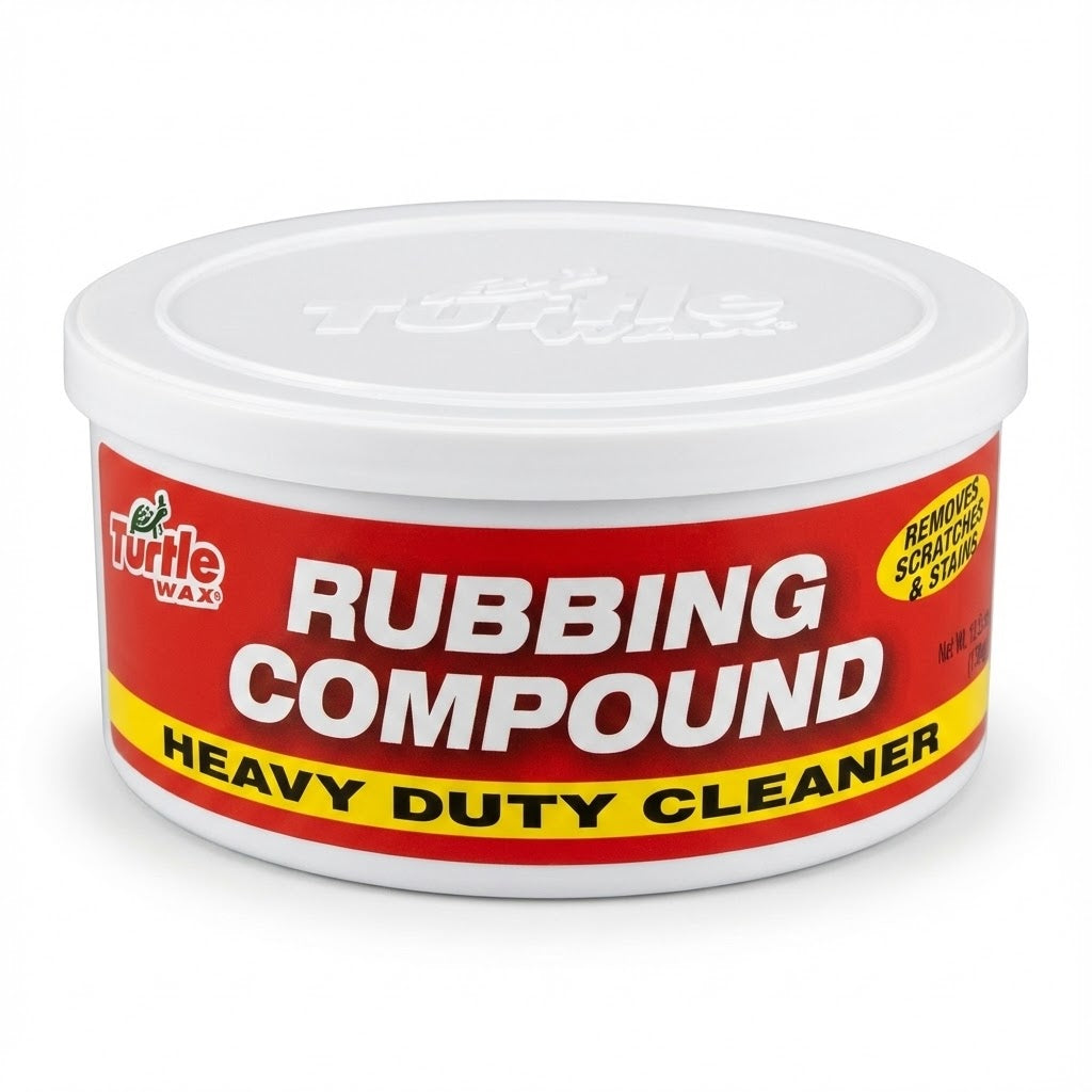 פוליש גס אדום להסרת שריטות עמוקות וכתמים Turtle Wax Rubbing Compound