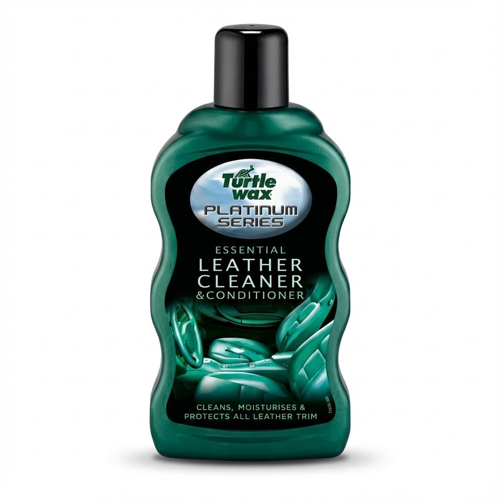 מנקה ומחדש עור לרכב Turtle Wax מסדרת Platinum היוקרתית לניקוי והגנה