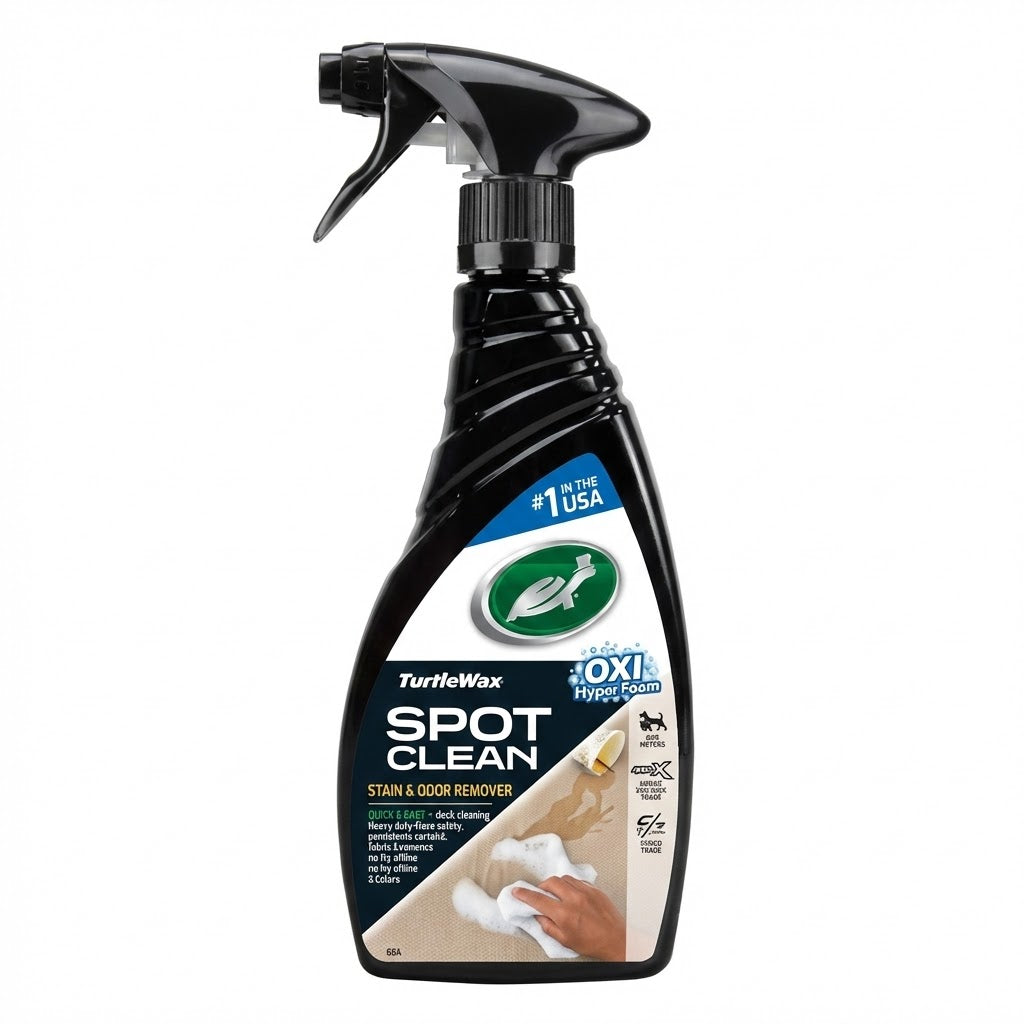 תרסיס מסיר כתמים ומנטרל ריחות Turtle Wax Spot Clean לריפודים ושטיחים