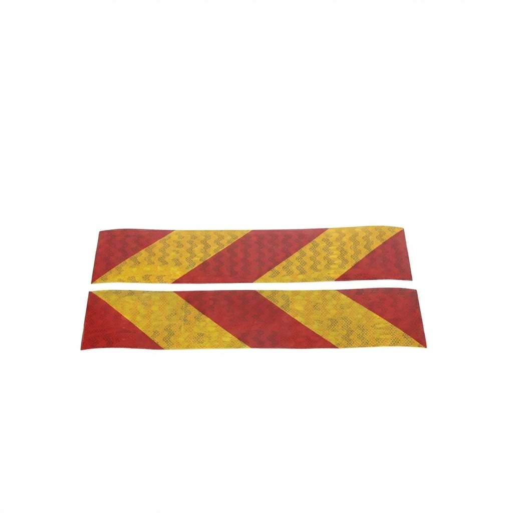 סט פסים זוהרים ומחזירי אור למשאית ולאוטובוס בצבעי אדום צהוב, פתרון בטיחותי לסימון רכב כבד – פנסים פלוס